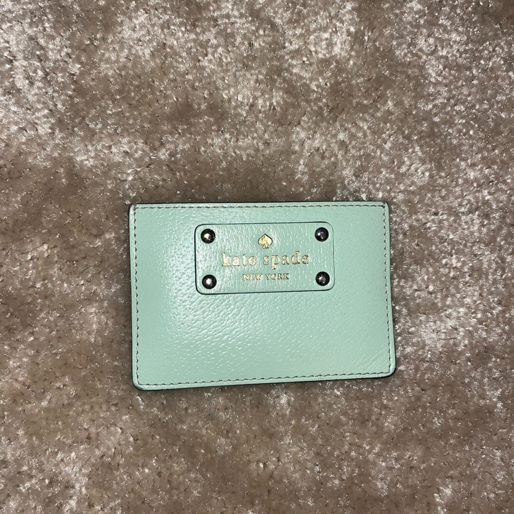 Teal kate spade cardholder